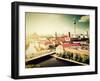 Berlin - Rotes Rathau And The River Spree-Michal Bednarek-Framed Art Print