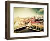 Berlin - Rotes Rathau And The River Spree-Michal Bednarek-Framed Art Print