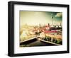 Berlin - Rotes Rathau And The River Spree-Michal Bednarek-Framed Art Print