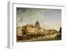 Berlin, Schlossfreiheit View from the Schlossbruecke, 1855-Johann Philipp Eduard Gaertner-Framed Giclee Print
