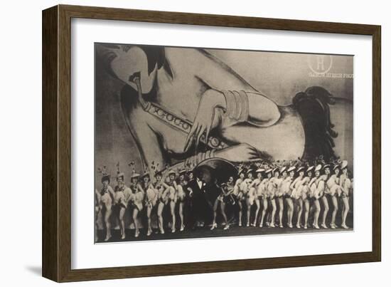 Berlin Showgirls, 1927-null-Framed Photographic Print