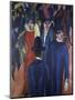 Berlin Street Scene, 1913-Ernst Ludwig Kirchner-Mounted Giclee Print