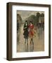 Berlin Street Scene-Lesser Ury-Framed Premium Giclee Print