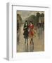 Berlin Street Scene-Lesser Ury-Framed Premium Giclee Print