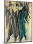 Berlin Street Scene-Ernst Ludwig Kirchner-Mounted Giclee Print