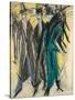 Berlin Street Scene-Ernst Ludwig Kirchner-Stretched Canvas