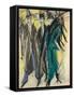 Berlin Street-Ernst Ludwig Kirchner-Framed Stretched Canvas