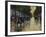 Berlin Streetscene in the Rain; Berliner Strassenszene in Regen-Lesser Ury-Framed Giclee Print