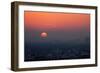 Berlin, Sunset, Silhouettes-Catharina Lux-Framed Photographic Print