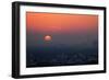 Berlin, Sunset, Silhouettes-Catharina Lux-Framed Photographic Print