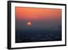 Berlin, Sunset, Silhouettes-Catharina Lux-Framed Photographic Print