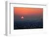 Berlin, Sunset, Silhouettes-Catharina Lux-Framed Photographic Print