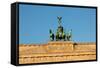 Berlin, the Brandenburg Gate, Quadriga-Catharina Lux-Framed Stretched Canvas