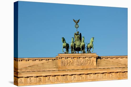 Berlin, the Brandenburg Gate, Quadriga-Catharina Lux-Stretched Canvas