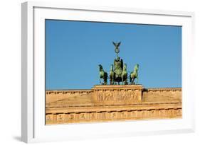 Berlin, the Brandenburg Gate, Quadriga-Catharina Lux-Framed Photographic Print
