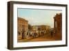 Berlin: The New Guardhouse and the Armoury-Wilhelm Bruecke-Framed Collectable Print