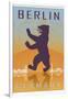 Berlin Vintage Poster-paulrommer-Framed Art Print