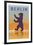 Berlin Vintage Poster-paulrommer-Framed Art Print