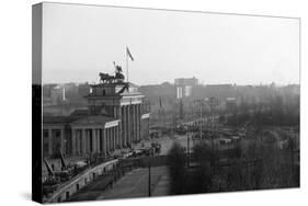 Berlin Wall @Brandenburg Gate Gen. View-null-Stretched Canvas