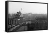 Berlin Wall @Brandenburg Gate Gen. View-null-Framed Stretched Canvas