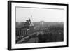 Berlin Wall @Brandenburg Gate Gen. View-null-Framed Photographic Print