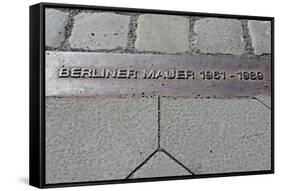 Berlin Wall Mark-ueuaphoto-Framed Stretched Canvas
