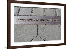 Berlin Wall Mark-ueuaphoto-Framed Photographic Print