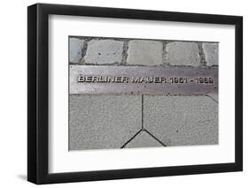 Berlin Wall Mark-ueuaphoto-Framed Photographic Print