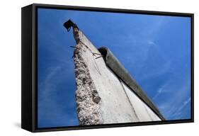 Berlin Wall Memorial with Graffiti. the Gedenkstatte Berliner Mauer-Michal Bednarek-Framed Stretched Canvas