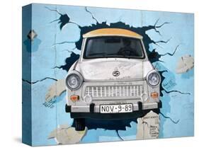 Berlin Wall Mural, East Side Gallery, Berlin, Germany-Martin Moos-Stretched Canvas
