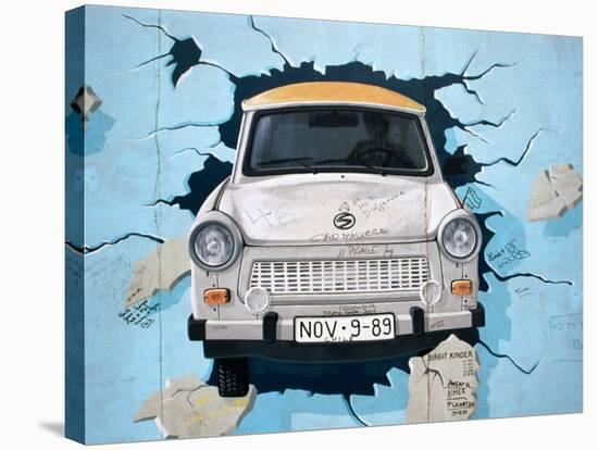 Berlin Wall Mural, East Side Gallery, Berlin, Germany-Martin Moos-Stretched Canvas