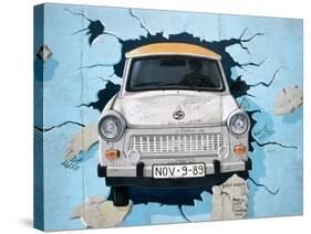 Berlin Wall Mural, East Side Gallery, Berlin, Germany-Martin Moos-Stretched Canvas