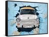 Berlin Wall Mural, East Side Gallery, Berlin, Germany-Martin Moos-Framed Stretched Canvas