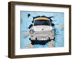 Berlin Wall Mural, East Side Gallery, Berlin, Germany-Martin Moos-Framed Photographic Print