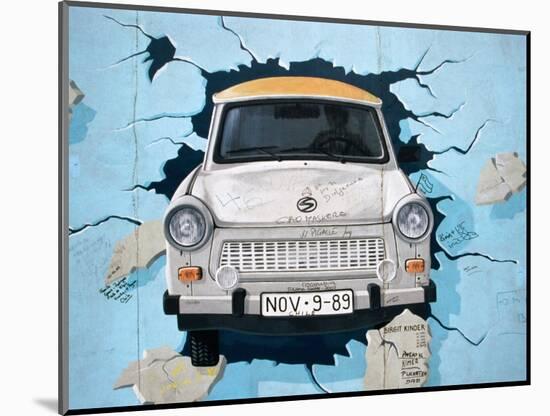 Berlin Wall Mural, East Side Gallery, Berlin, Germany-Martin Moos-Mounted Photographic Print