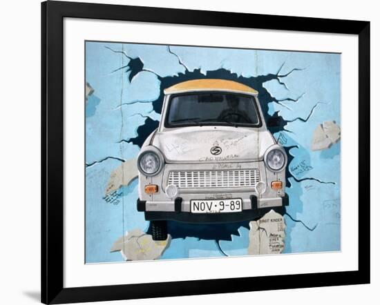 Berlin Wall Mural, East Side Gallery, Berlin, Germany-Martin Moos-Framed Photographic Print