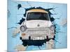 Berlin Wall Mural, East Side Gallery, Berlin, Germany-Martin Moos-Mounted Photographic Print