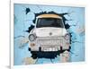 Berlin Wall Mural, East Side Gallery, Berlin, Germany-Martin Moos-Framed Photographic Print