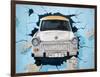 Berlin Wall Mural, East Side Gallery, Berlin, Germany-Martin Moos-Framed Photographic Print