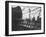 Berlin Wall Stretches Divisionally Between Buildings That Were Once on Common Ground-Paul Schutzer-Framed Photographic Print