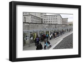 Berlin Wall Today in Berlin, Germany-Dennis Brack-Framed Photographic Print