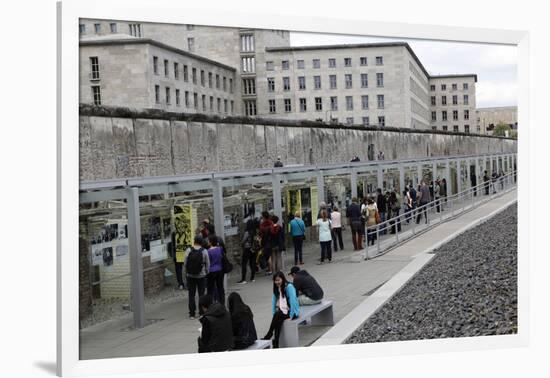 Berlin Wall Today in Berlin, Germany-Dennis Brack-Framed Photographic Print