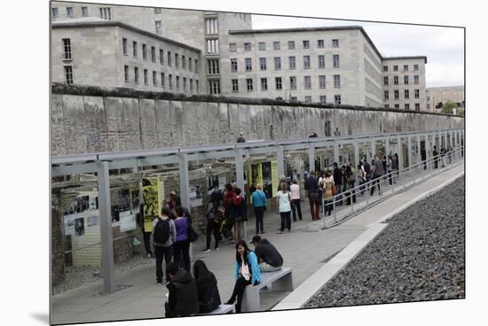 Berlin Wall Today in Berlin, Germany-Dennis Brack-Mounted Premium Photographic Print