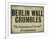 Berlin Wall-null-Framed Giclee Print