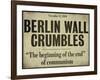 Berlin Wall-null-Framed Giclee Print