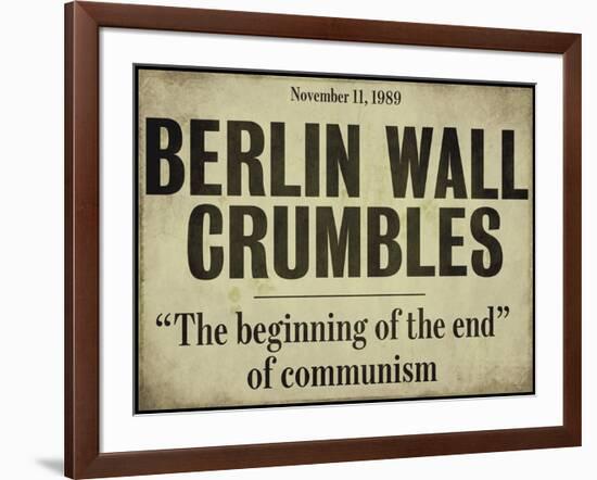 Berlin Wall-null-Framed Giclee Print