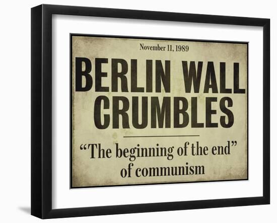 Berlin Wall-null-Framed Giclee Print