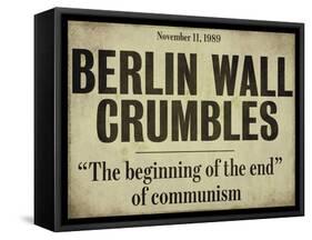 Berlin Wall-null-Framed Stretched Canvas