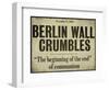 Berlin Wall-null-Framed Giclee Print