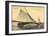 Berlin Wannsee, Segeln Bei Einer Sturmbrise, Boot-null-Framed Giclee Print